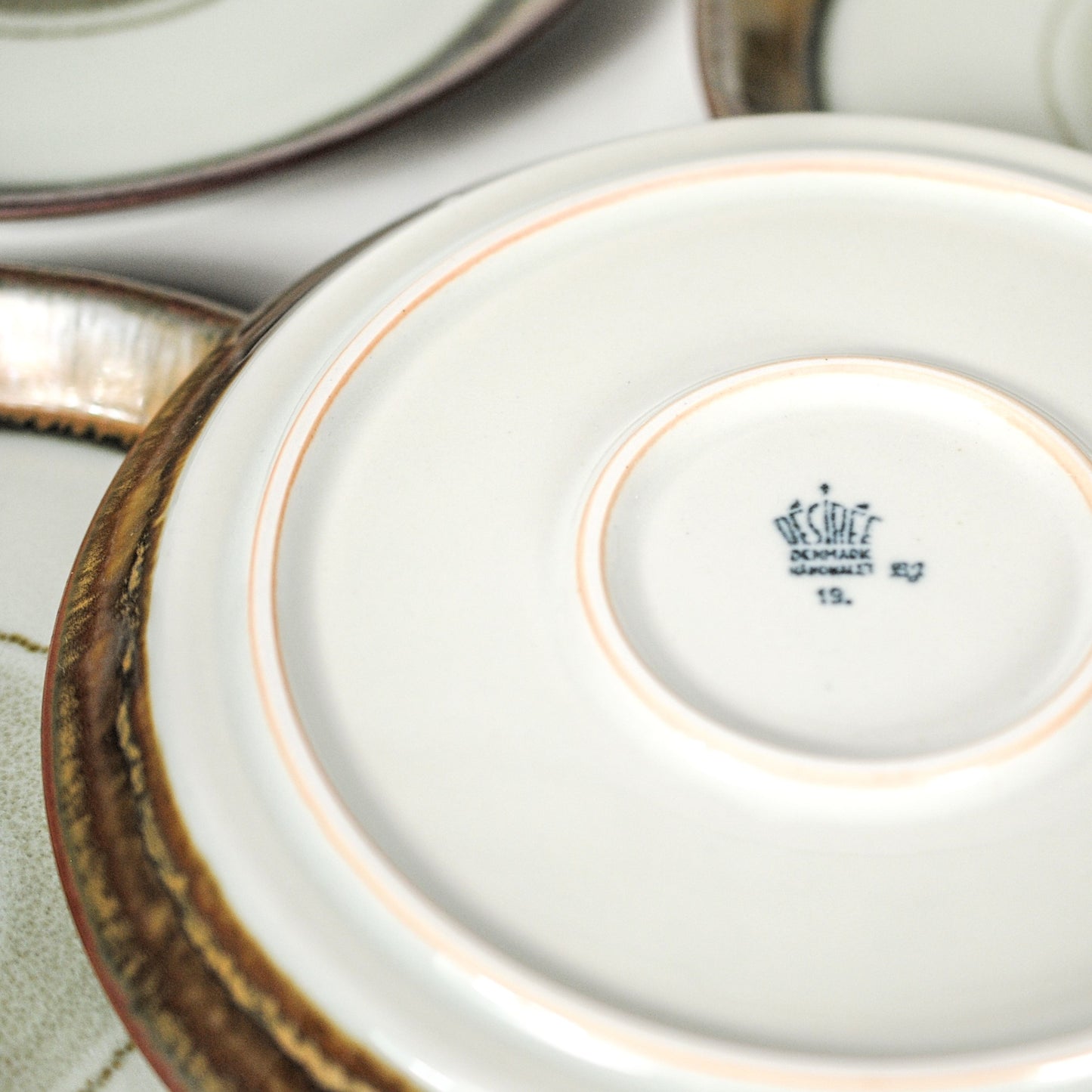 Vintage ontbijtborden - Desiree Denmark