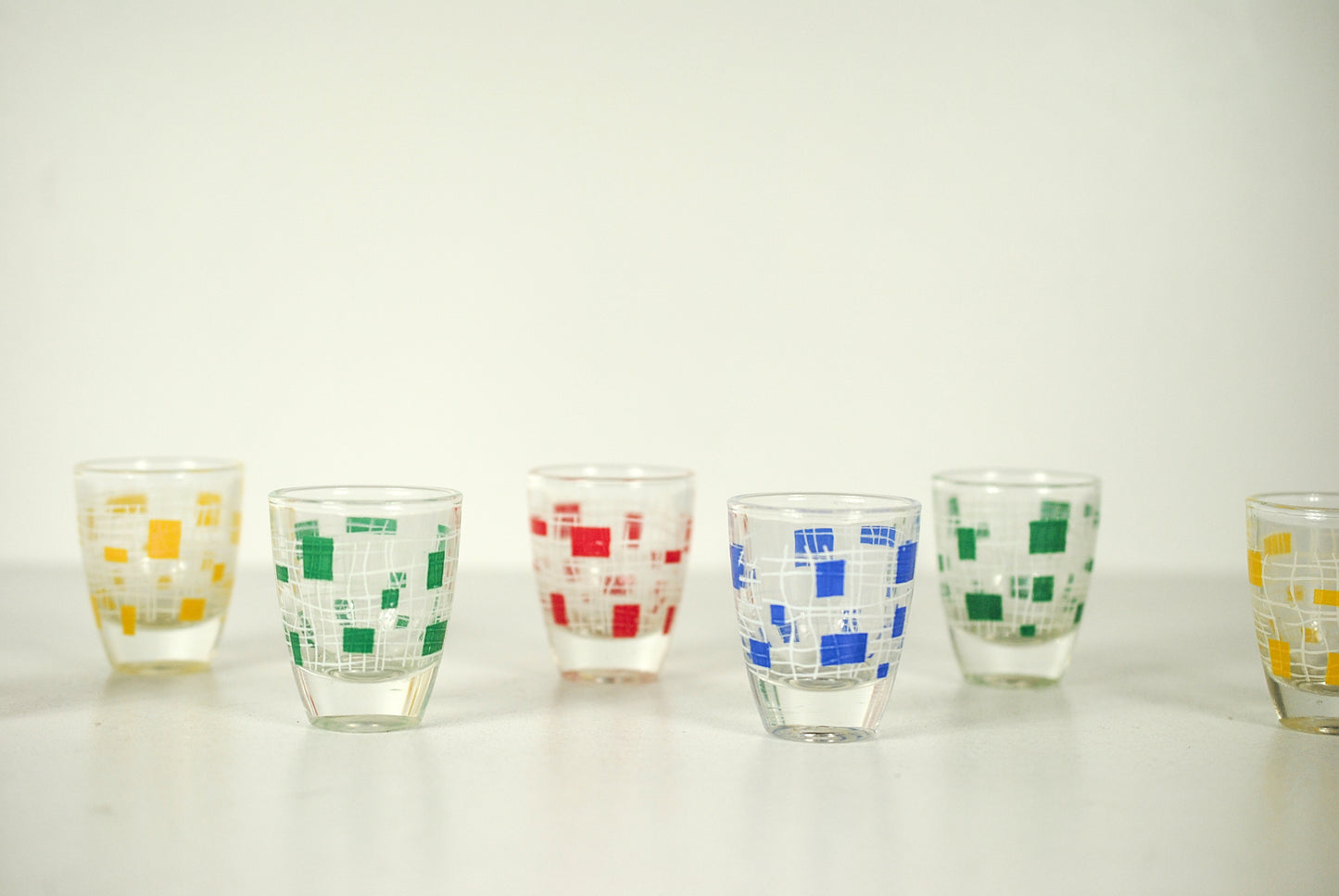 Vintage Atomic shotglazen