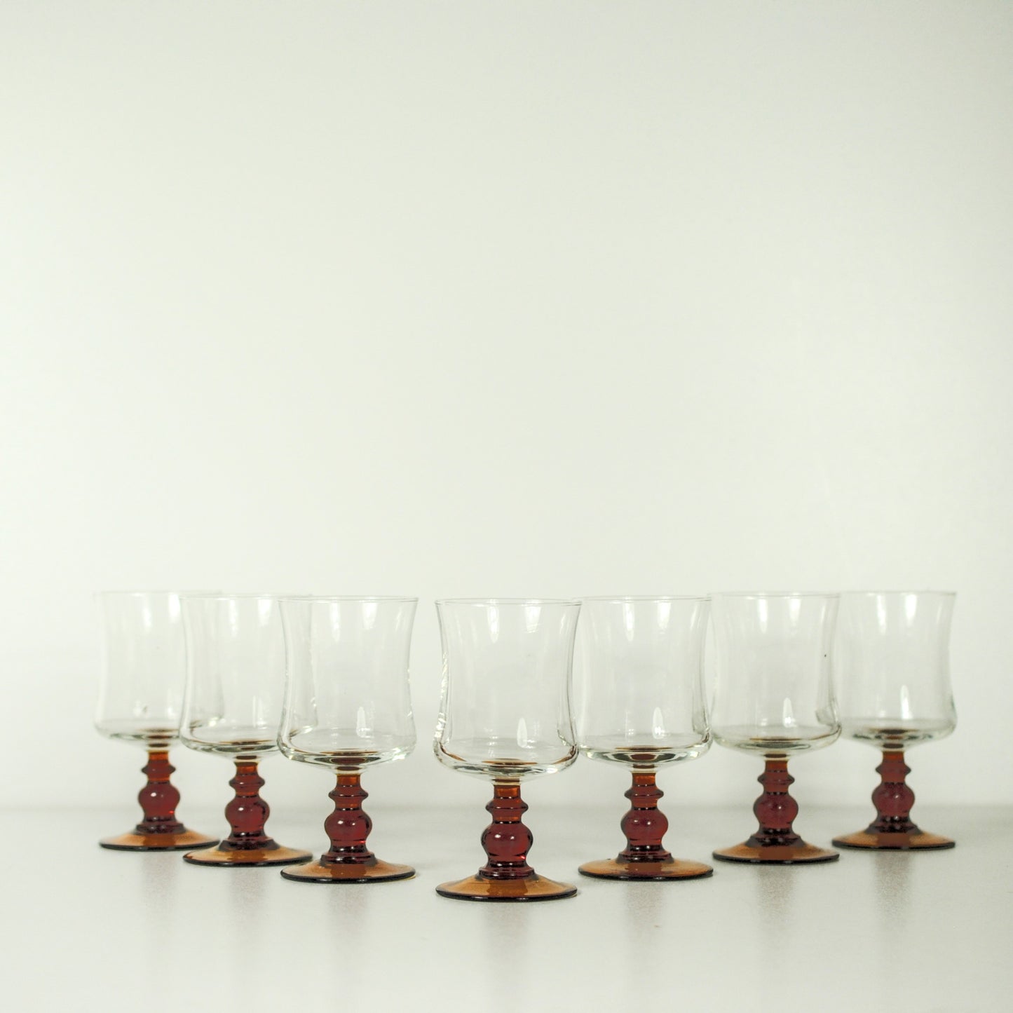 Vintage voetglazen - Luminarc