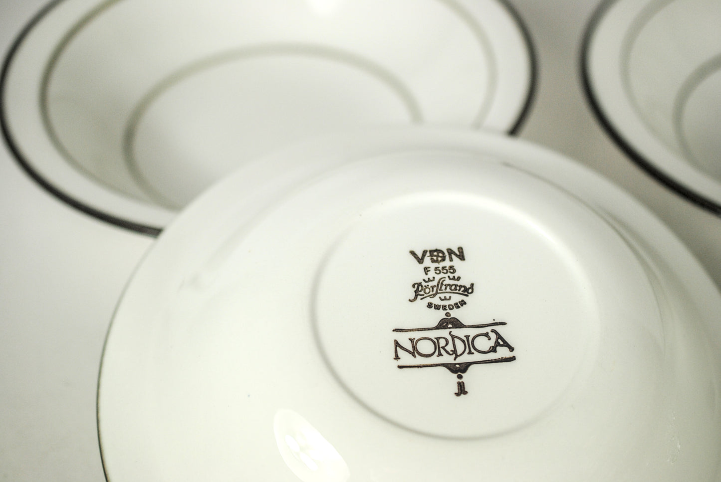 Vintage diepe borden - Rörstrand