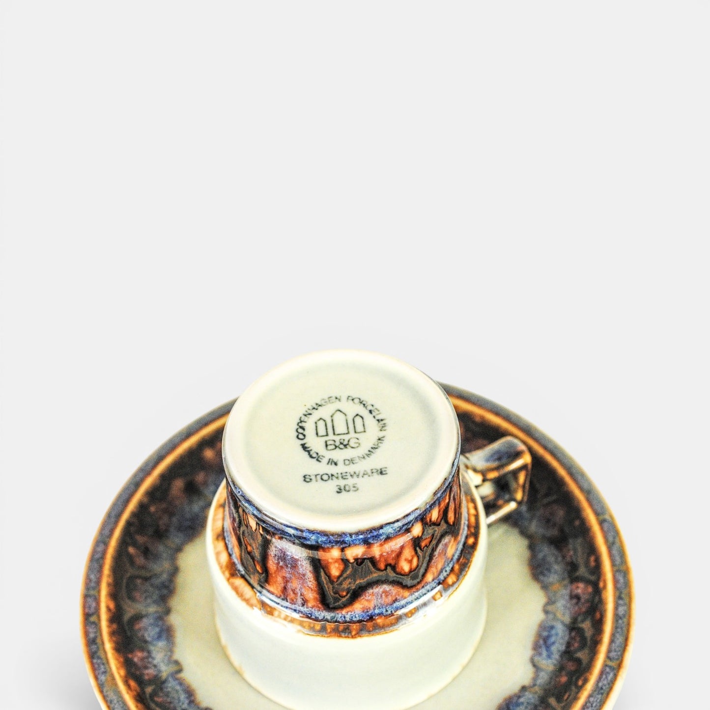6x vintage koffiekoppen - Bing&Grøndahl