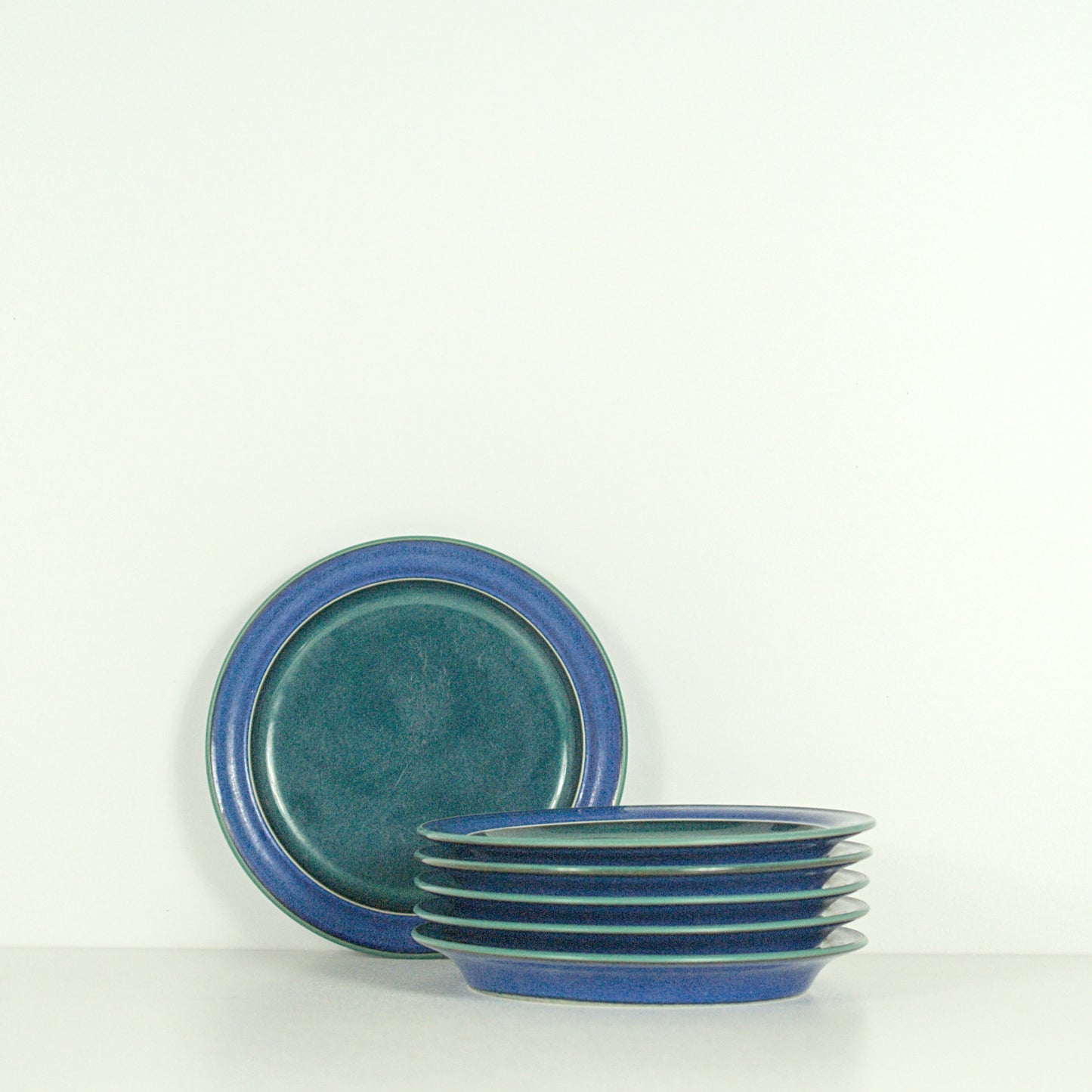 Vintage gebaksborden - Denby