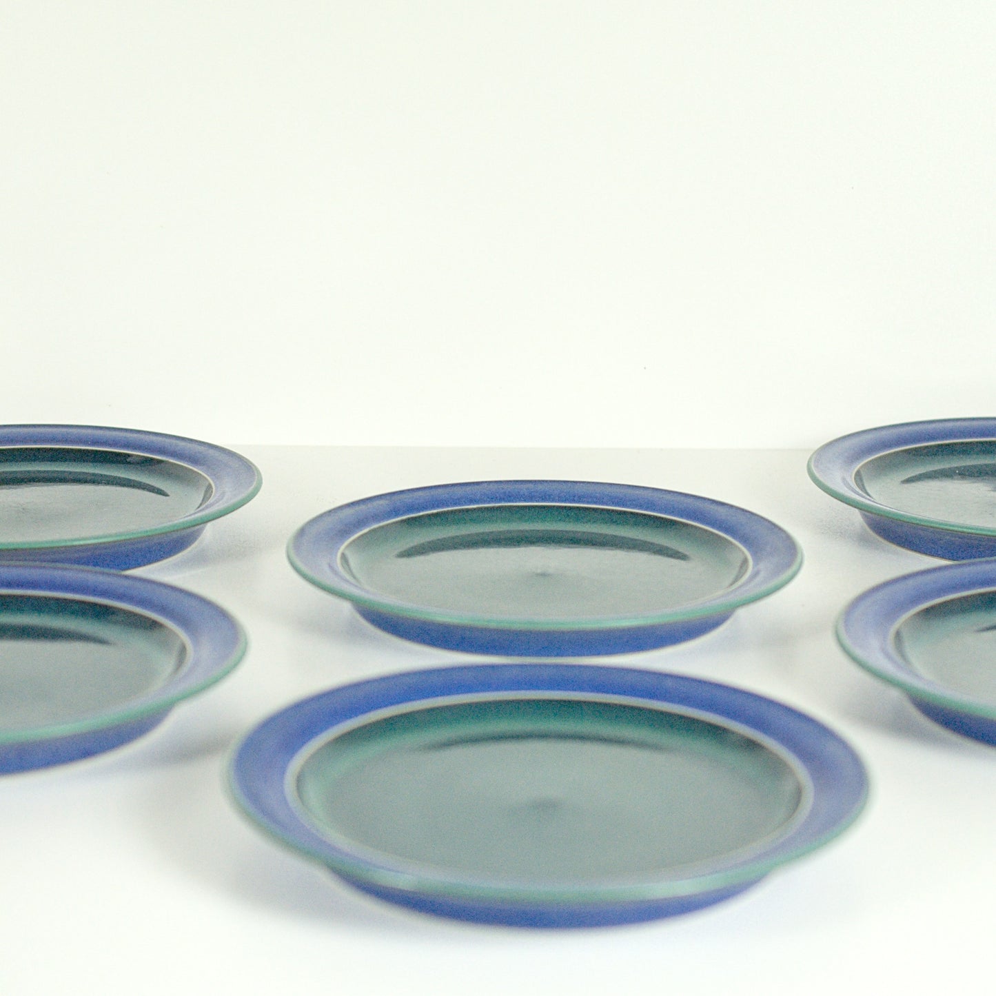 Vintage gebaksborden - Denby