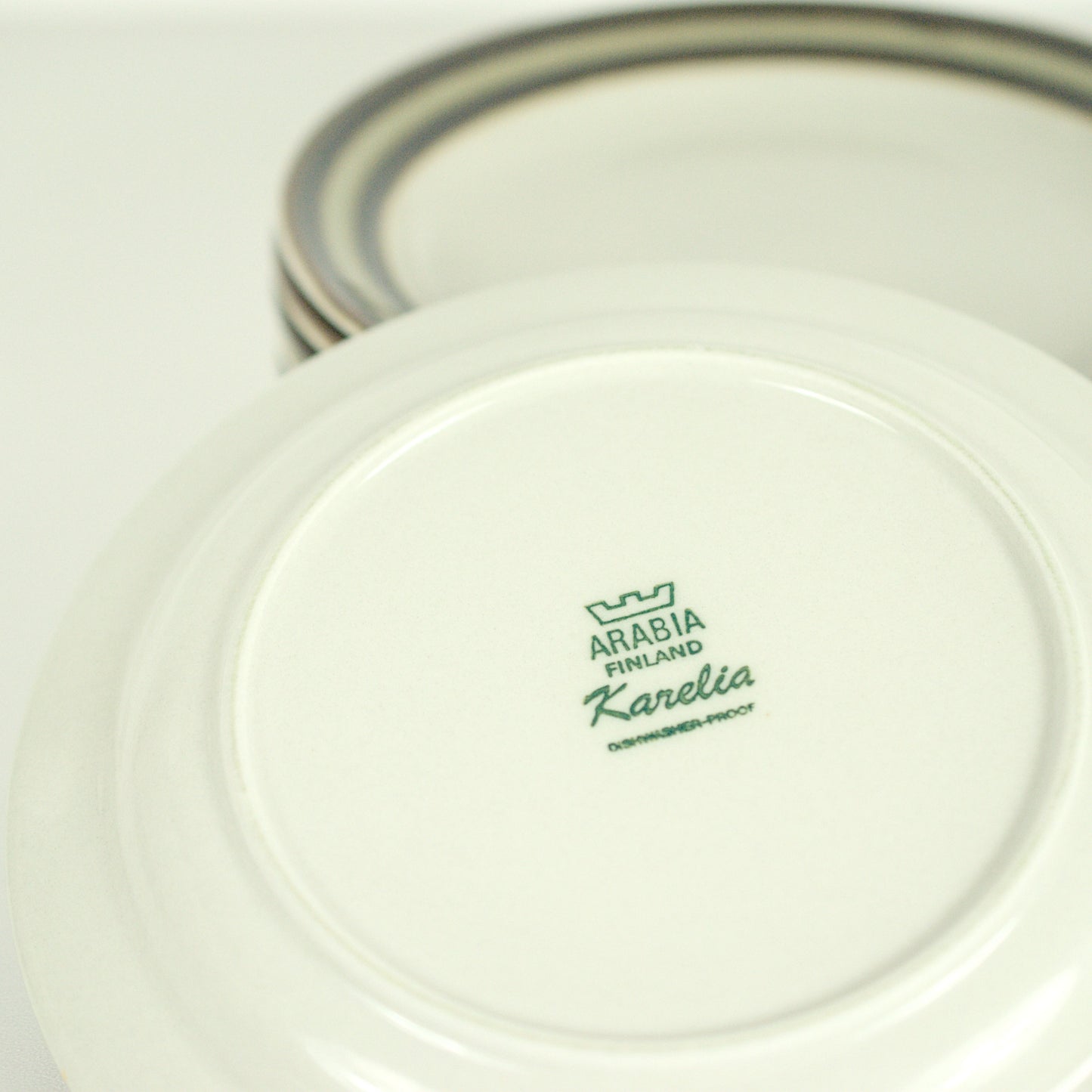 Vintage ontbijtborden - Arabia
