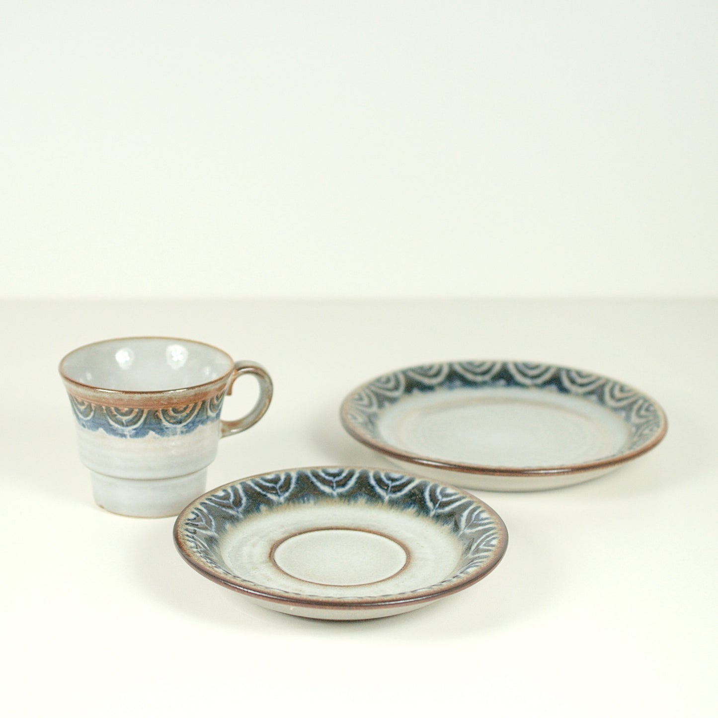 Vintage kop&schotel set - Søholm