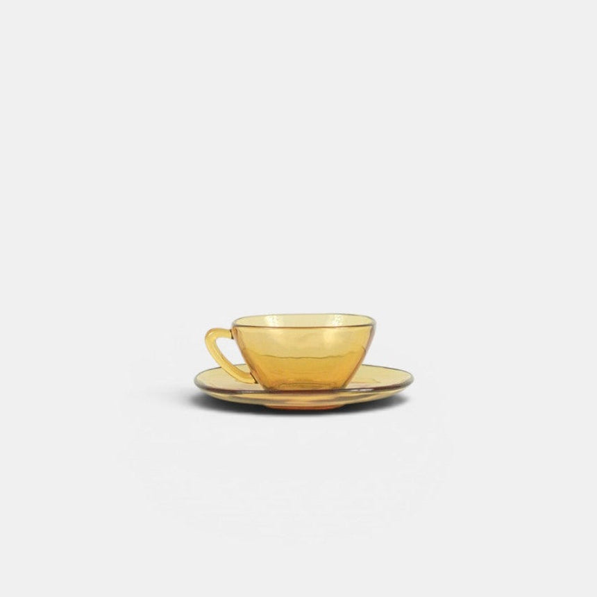 Glazen kopje Amber
