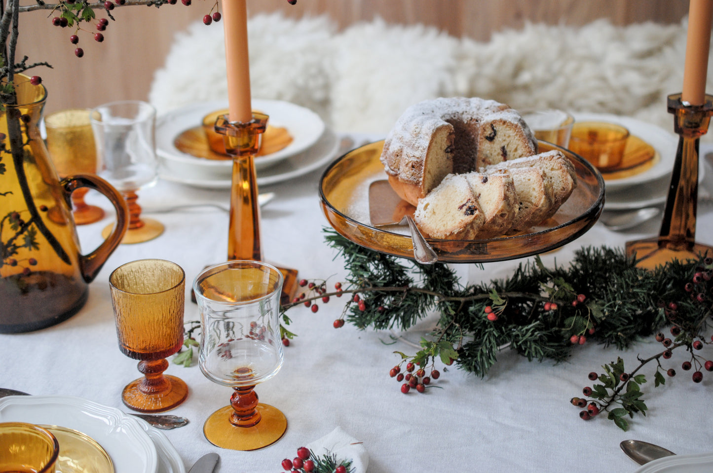 Kersttafel Amber