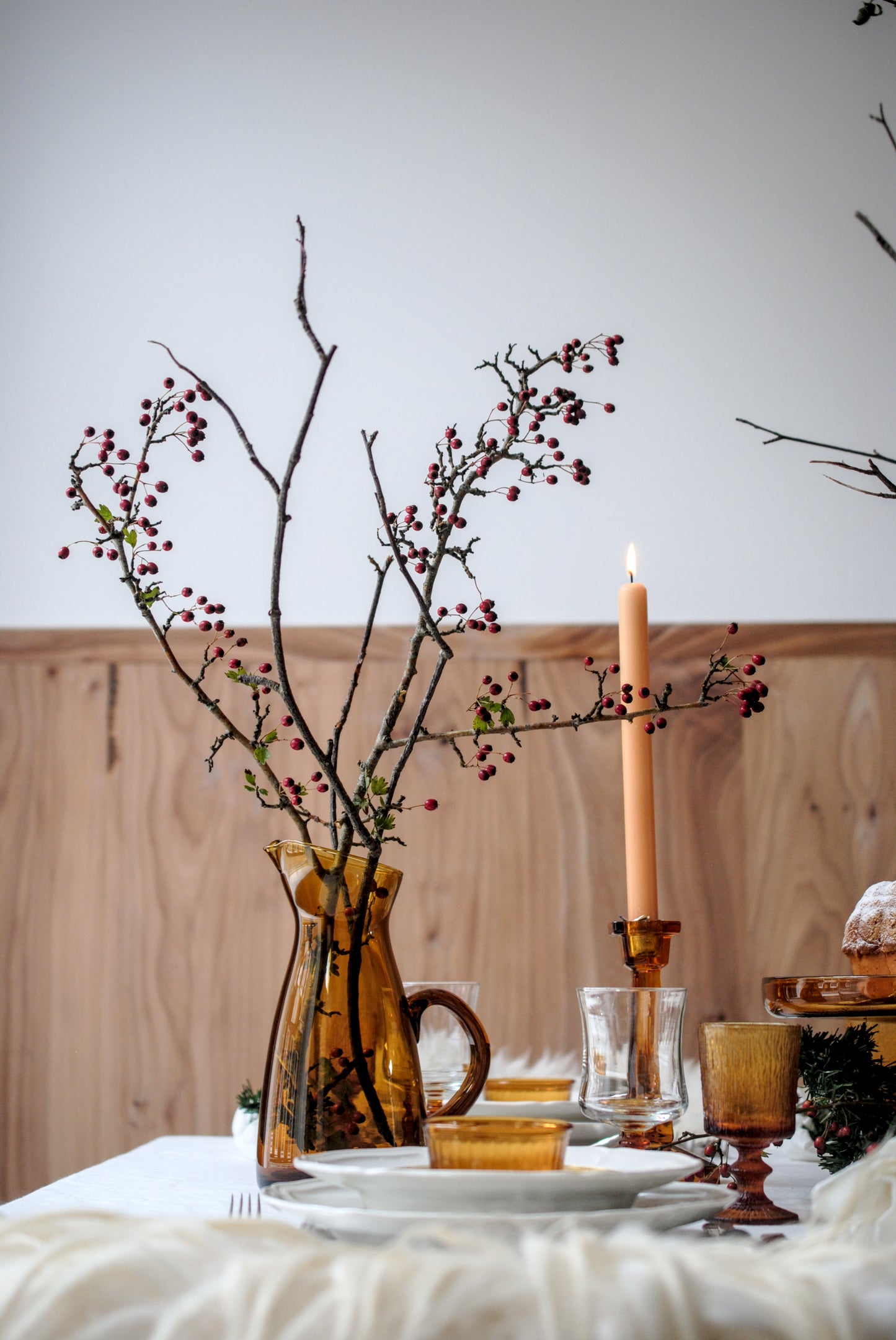 Kersttafel Amber