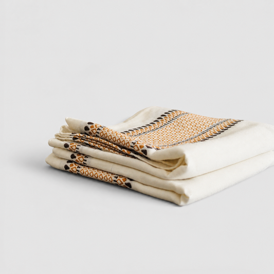 Vintage tafelkleed Wit