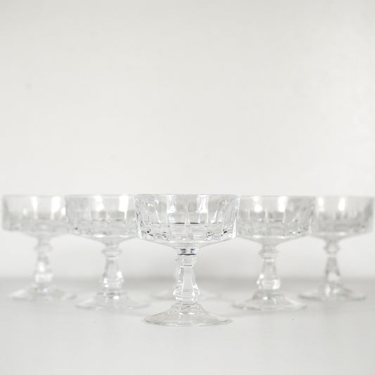 Vintage likeurglaasjes - Crystal 'd Arc