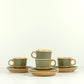 Vintage kop&schotel set - Stavanger Flint