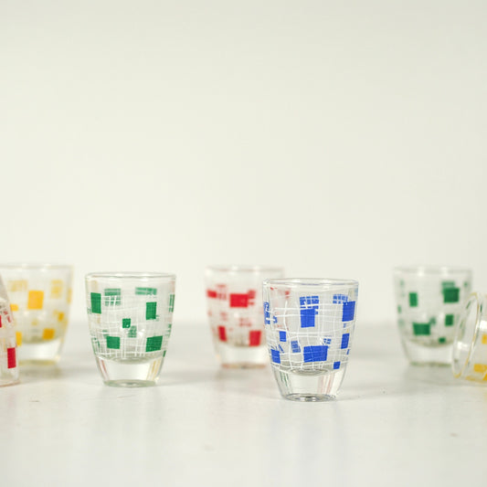 Vintage Atomic shotglazen