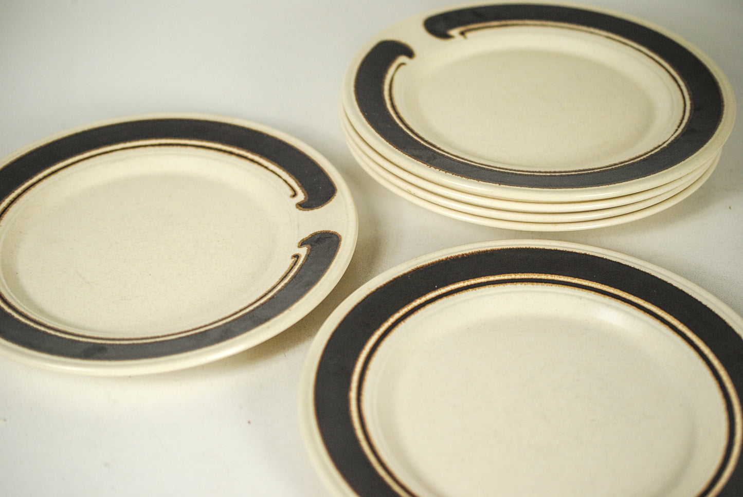 Vintage ontbijtborden - KilnCraft