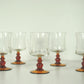 Vintage voetglazen - Luminarc