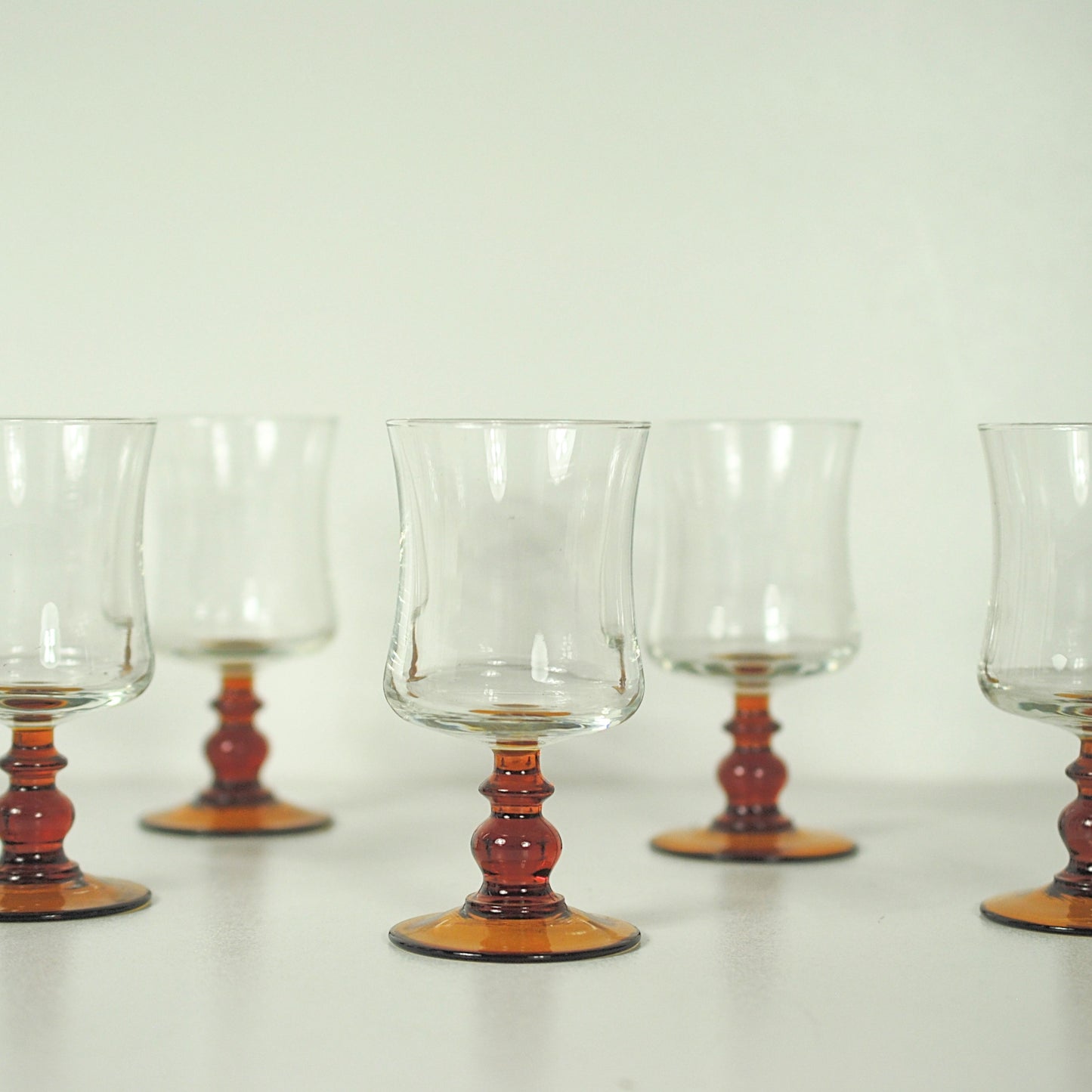 Vintage voetglazen - Luminarc
