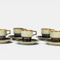 6x vintage koffiekoppen - Bing&Grøndahl