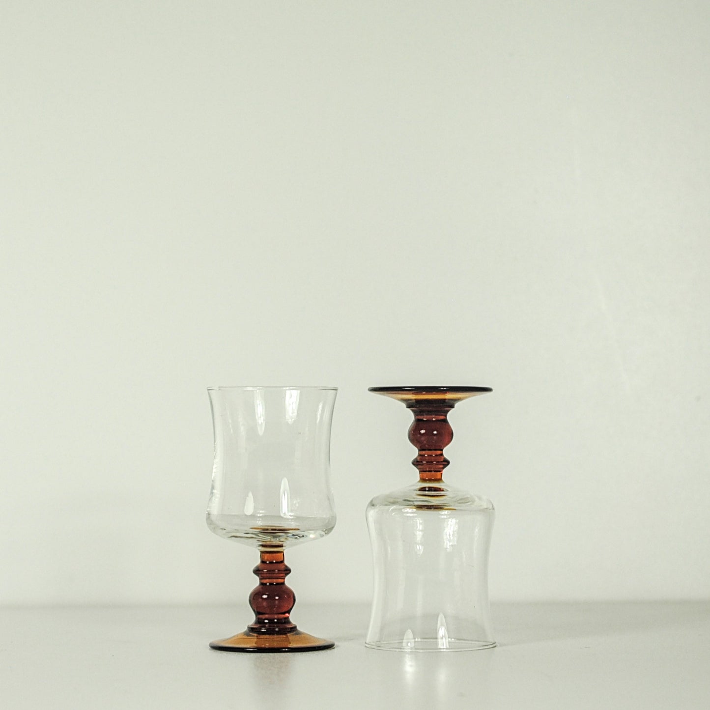 Vintage voetglazen - Luminarc