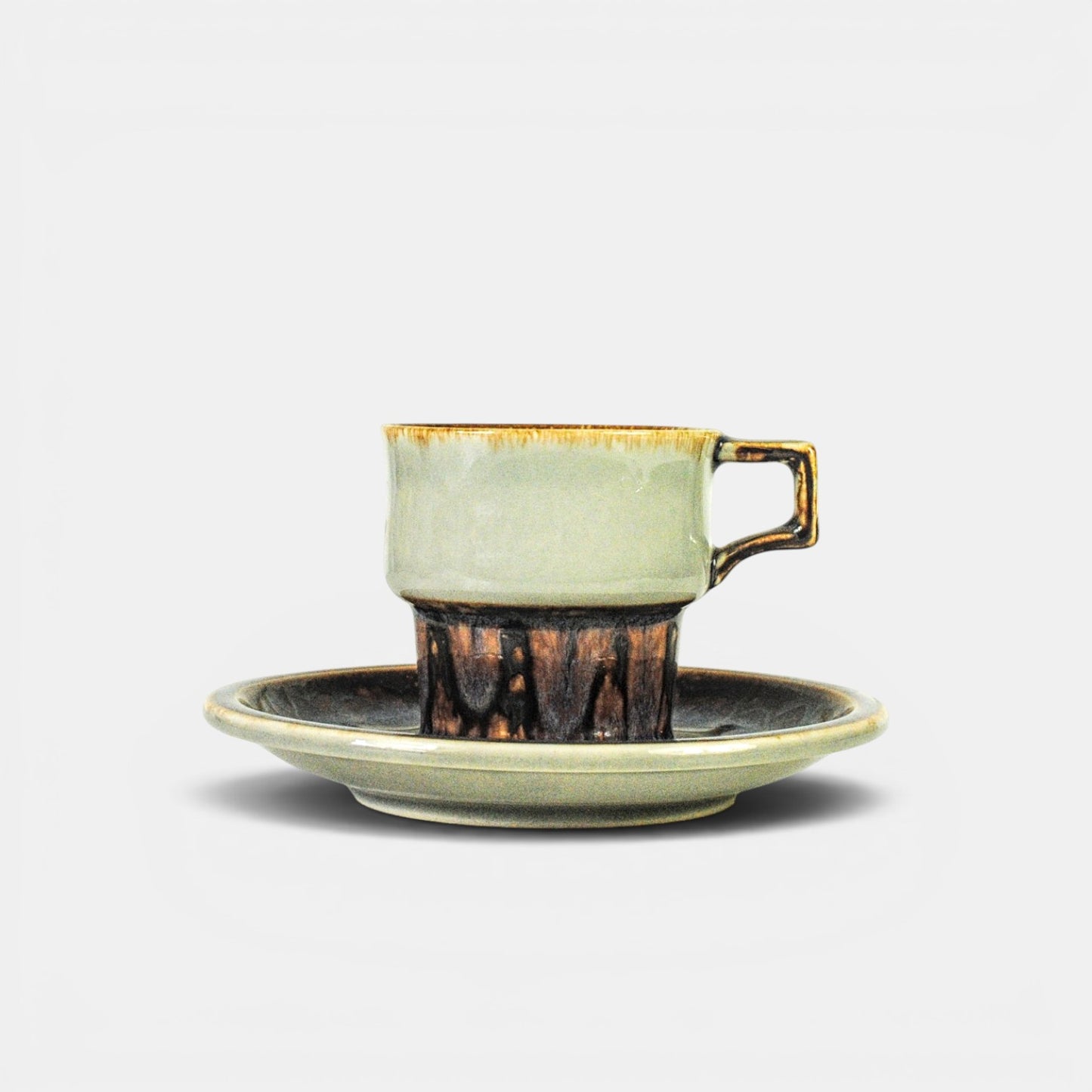6x vintage koffiekoppen - Bing&Grøndahl