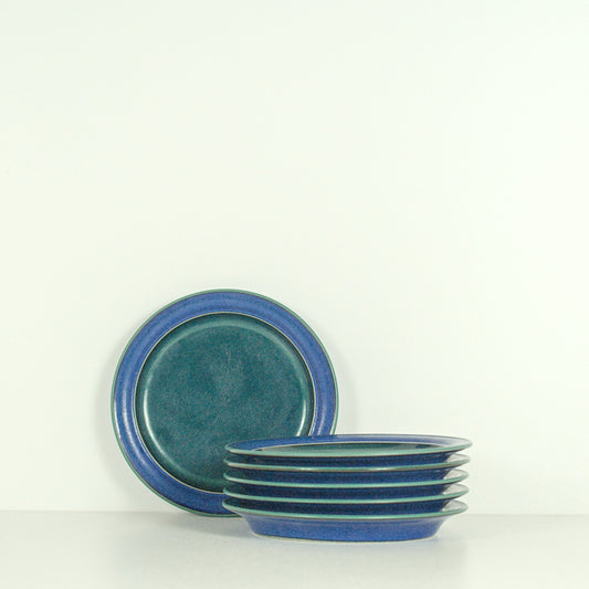 Vintage gebaksborden - Denby