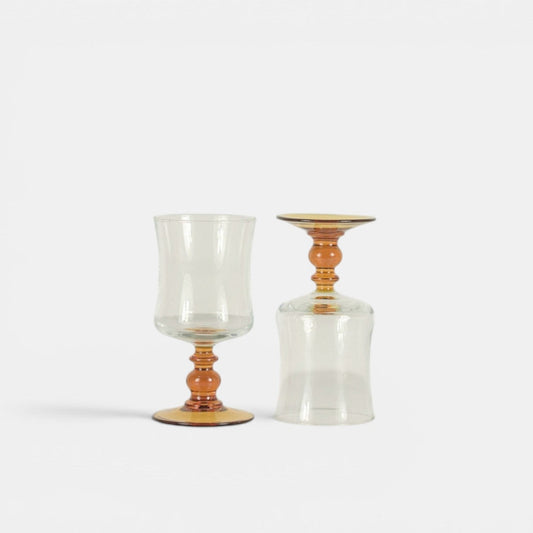 Voetglas Amber