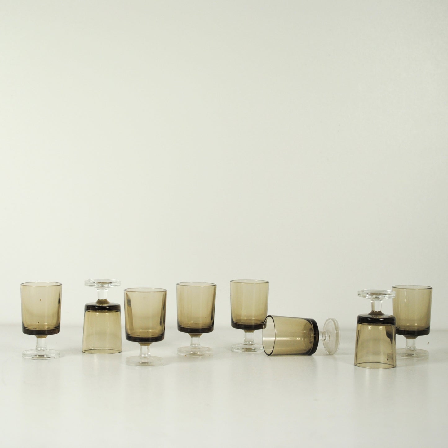 Vintage likeurglaasjes - Luminarc