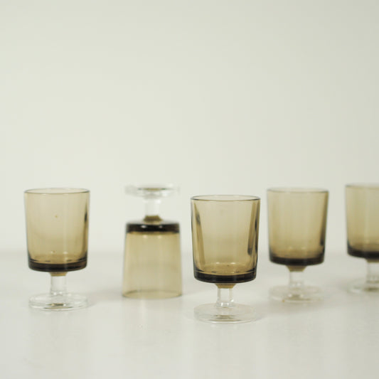 Vintage likeurglaasjes - Luminarc