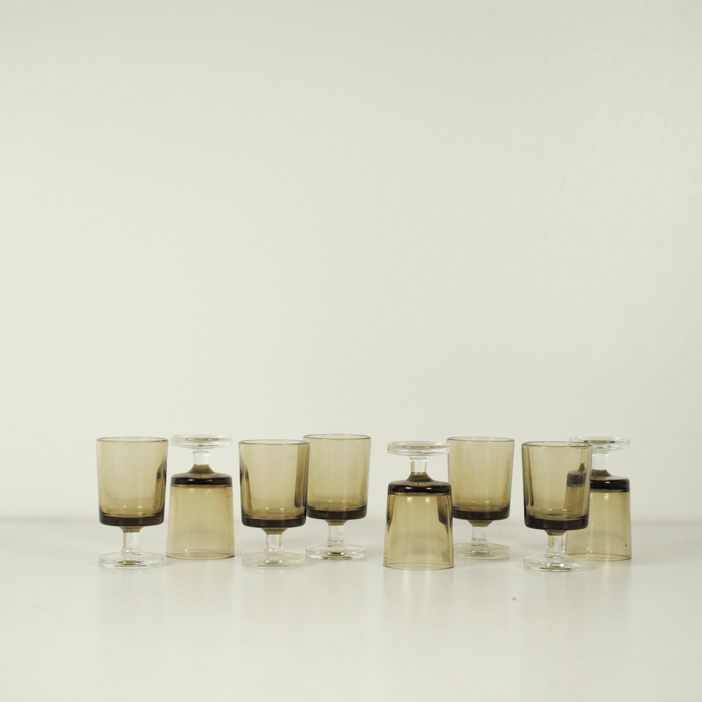 Vintage likeurglaasjes - Luminarc