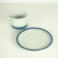 Vintage kop&schotel set