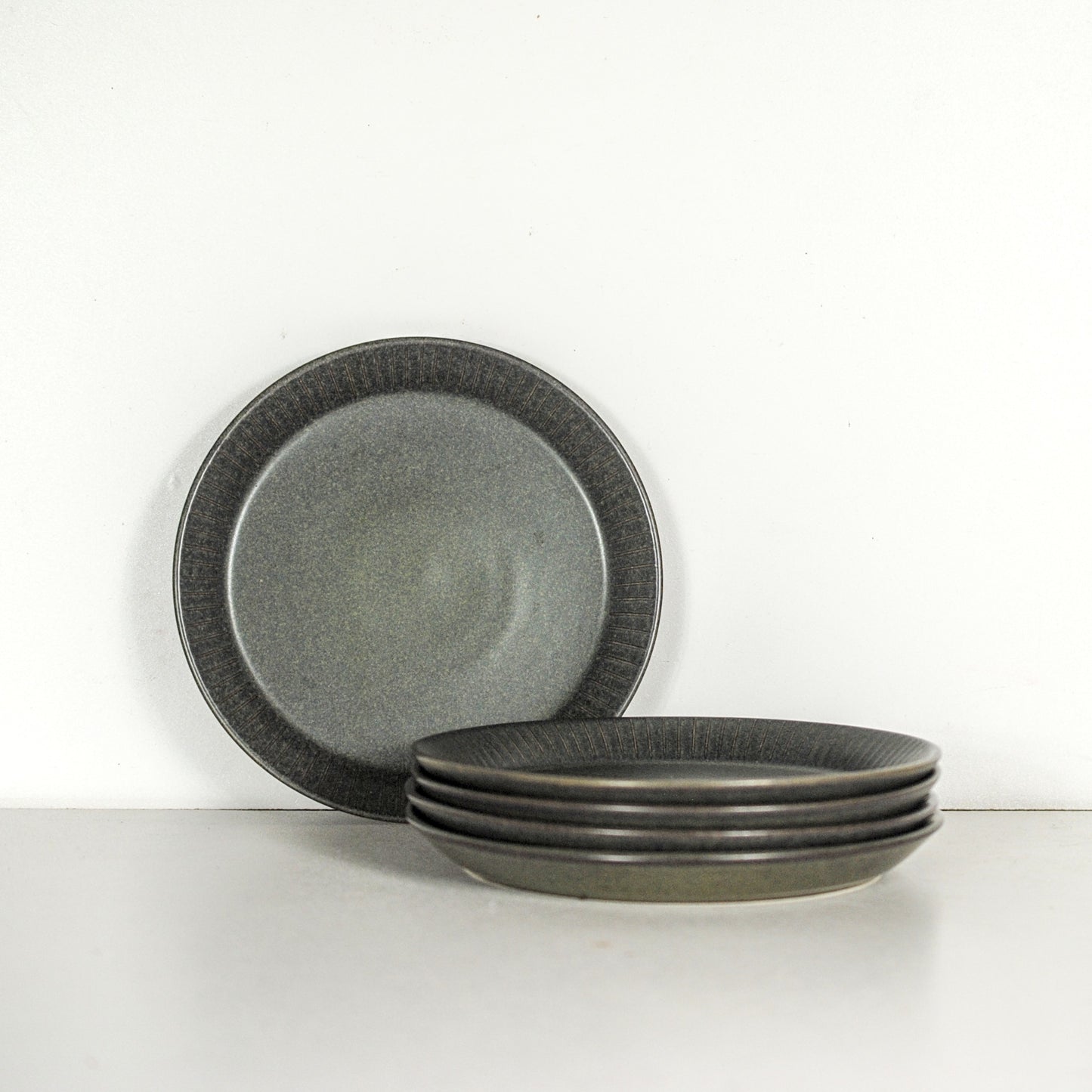Vintage ontbijtborden -  Stavanger Flint
