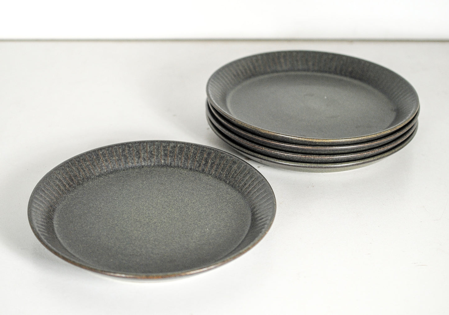 Vintage ontbijtborden -  Stavanger Flint