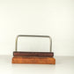 Vintage teak servethouder