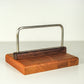 Vintage teak servethouder