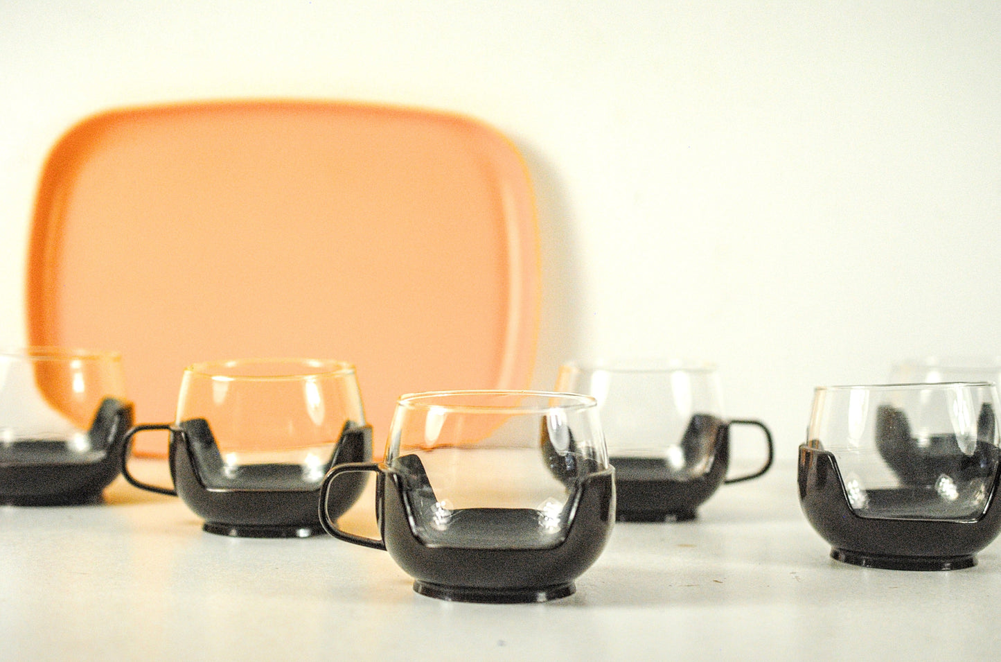 Vintage theekopjes - Pyrex