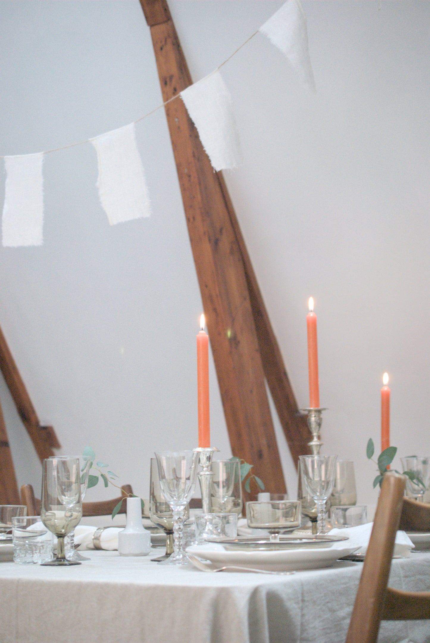 Dinertafel Grijs gerookt