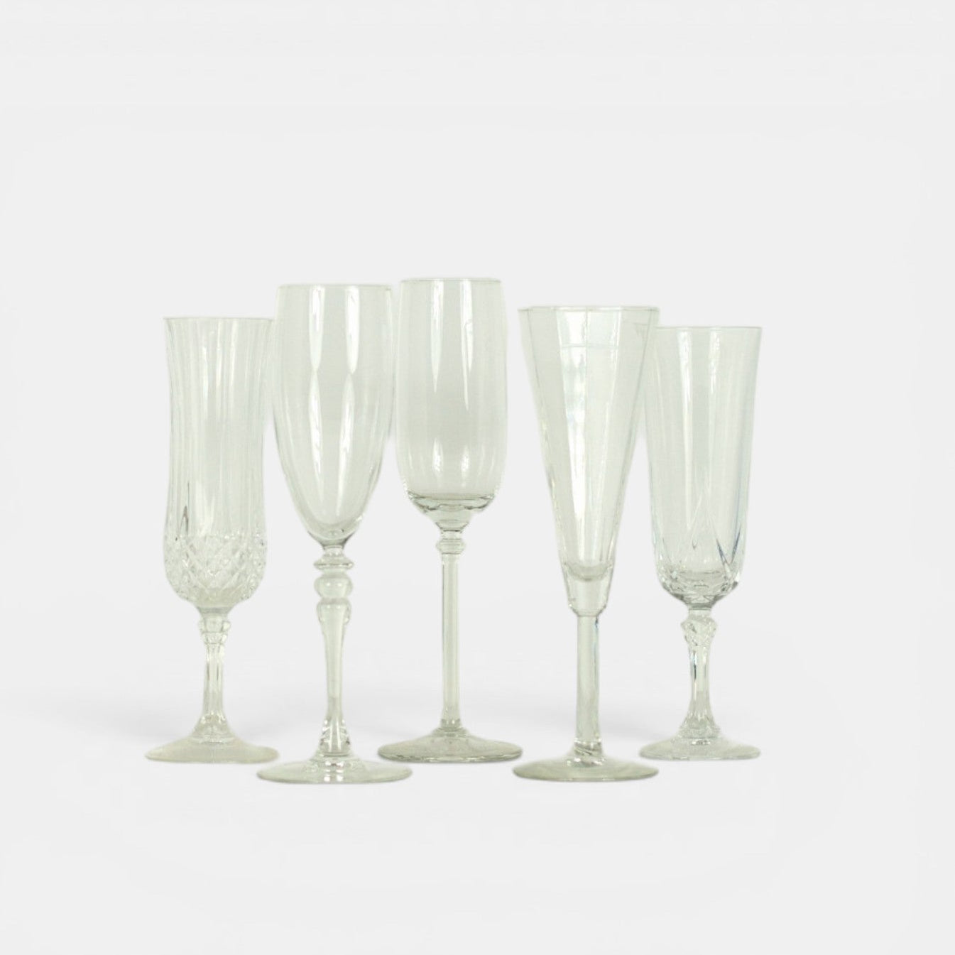 Champagneglas wit - mix