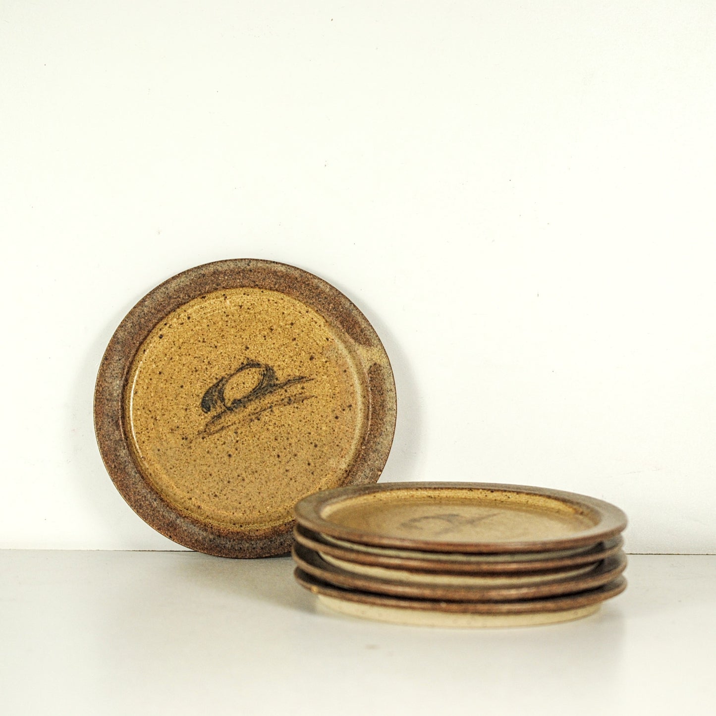 Vintage ontbijtborden