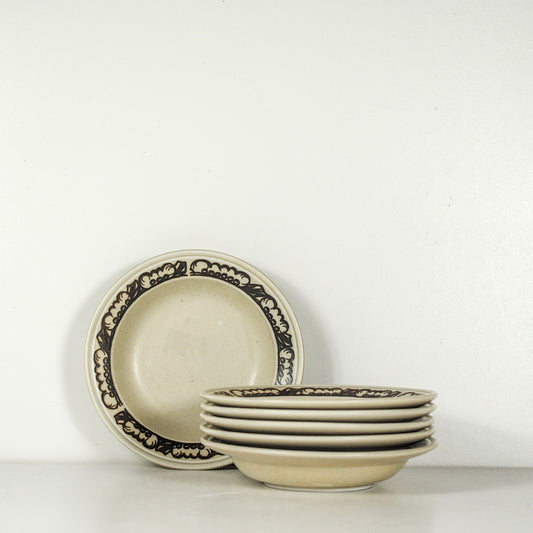 Vintage diepe borden - Porsgrund