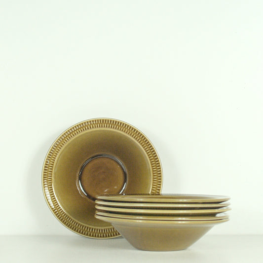 Vintage diepe borden - Stavanger Flint