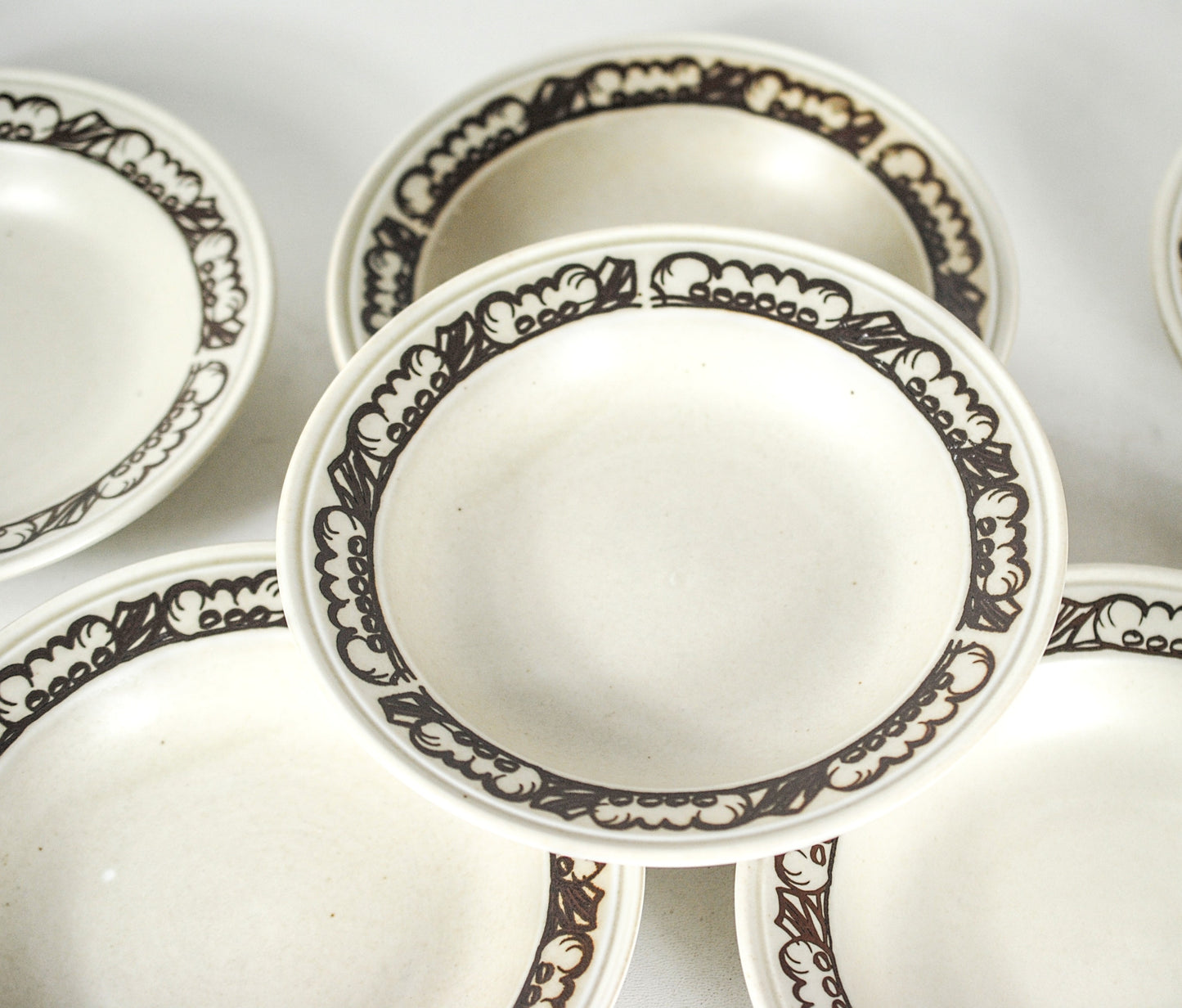 Vintage diepe borden - Porsgrund