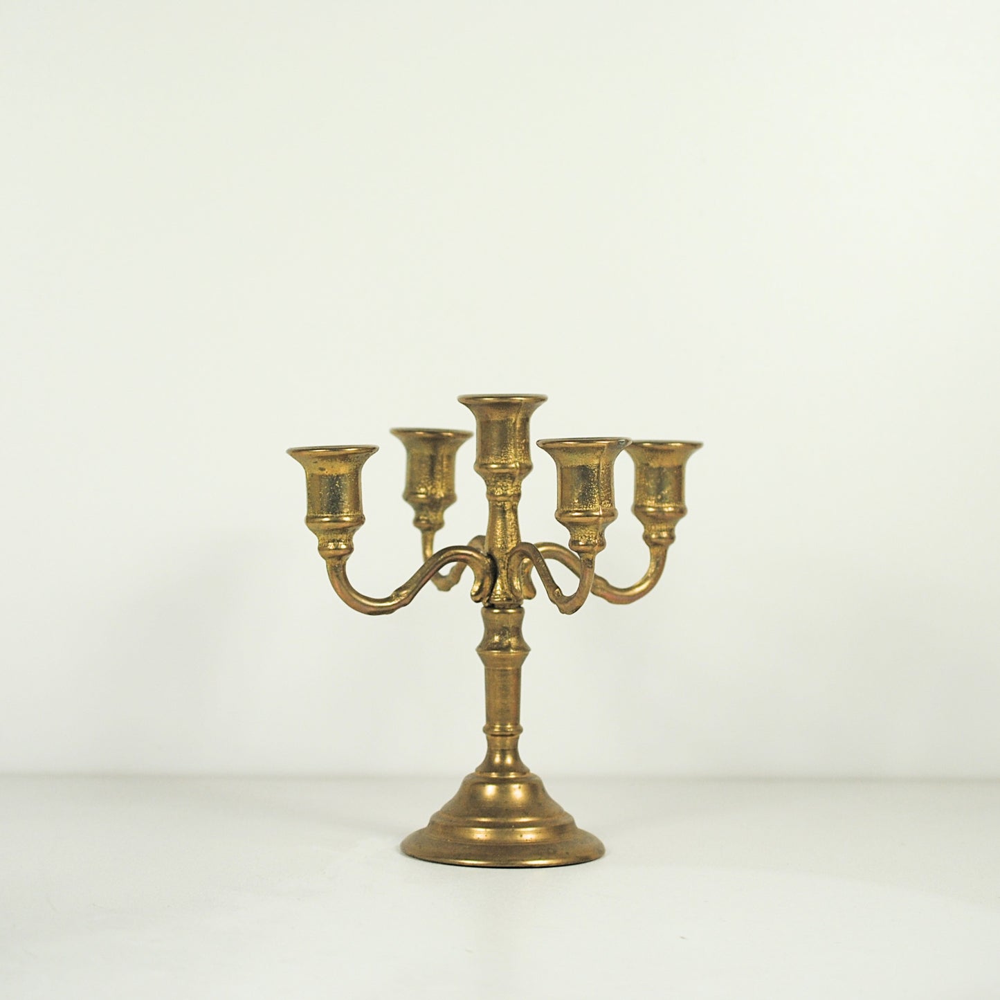 Vintage messing armkandelaar