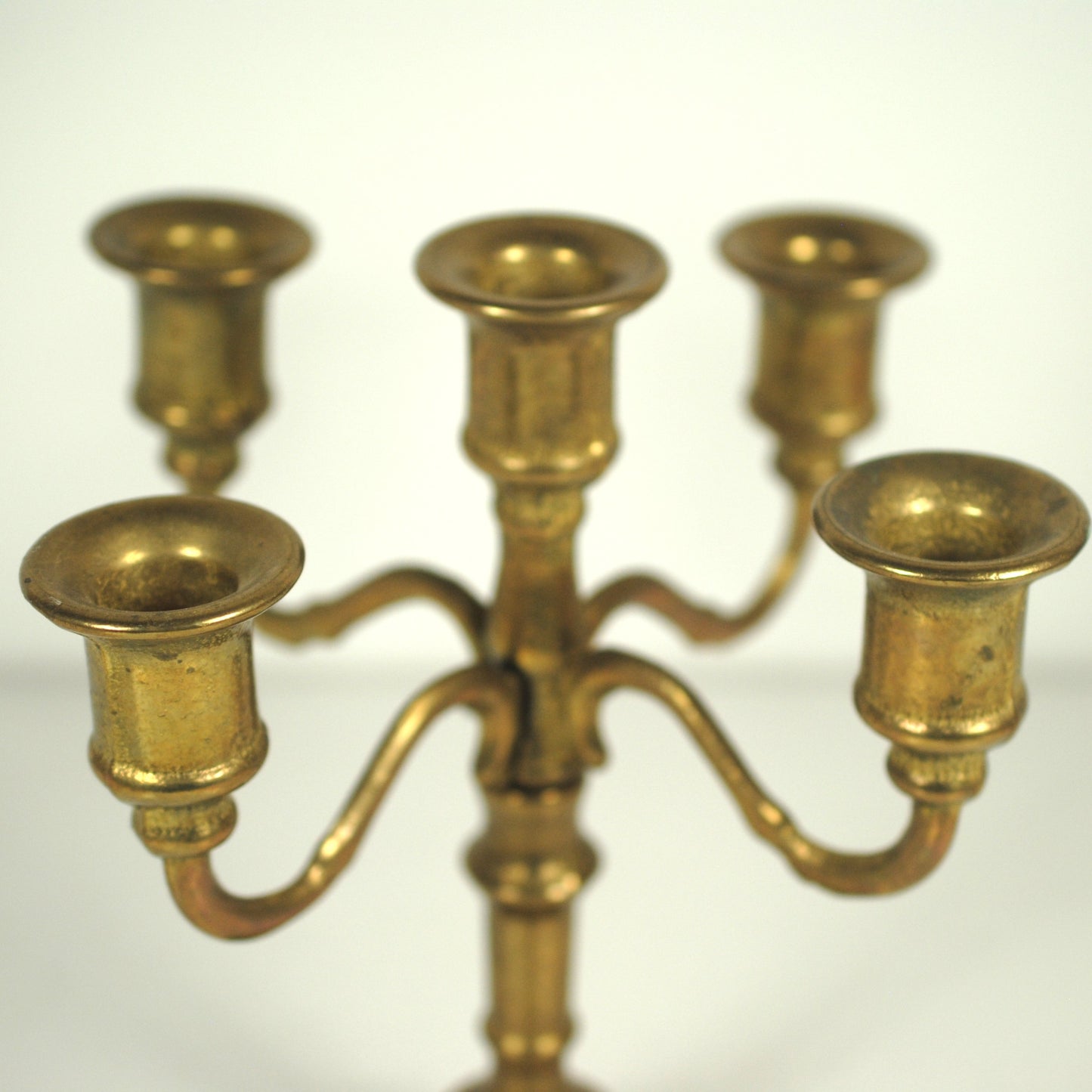 Vintage messing armkandelaar