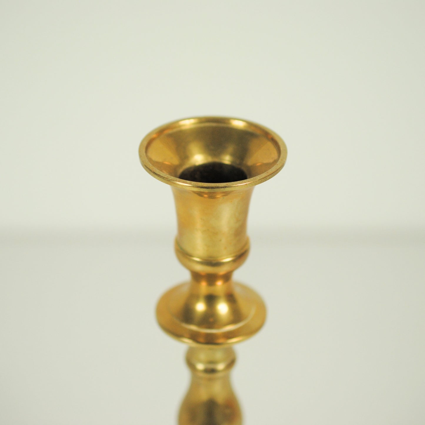 Vintage messing kandelaar L