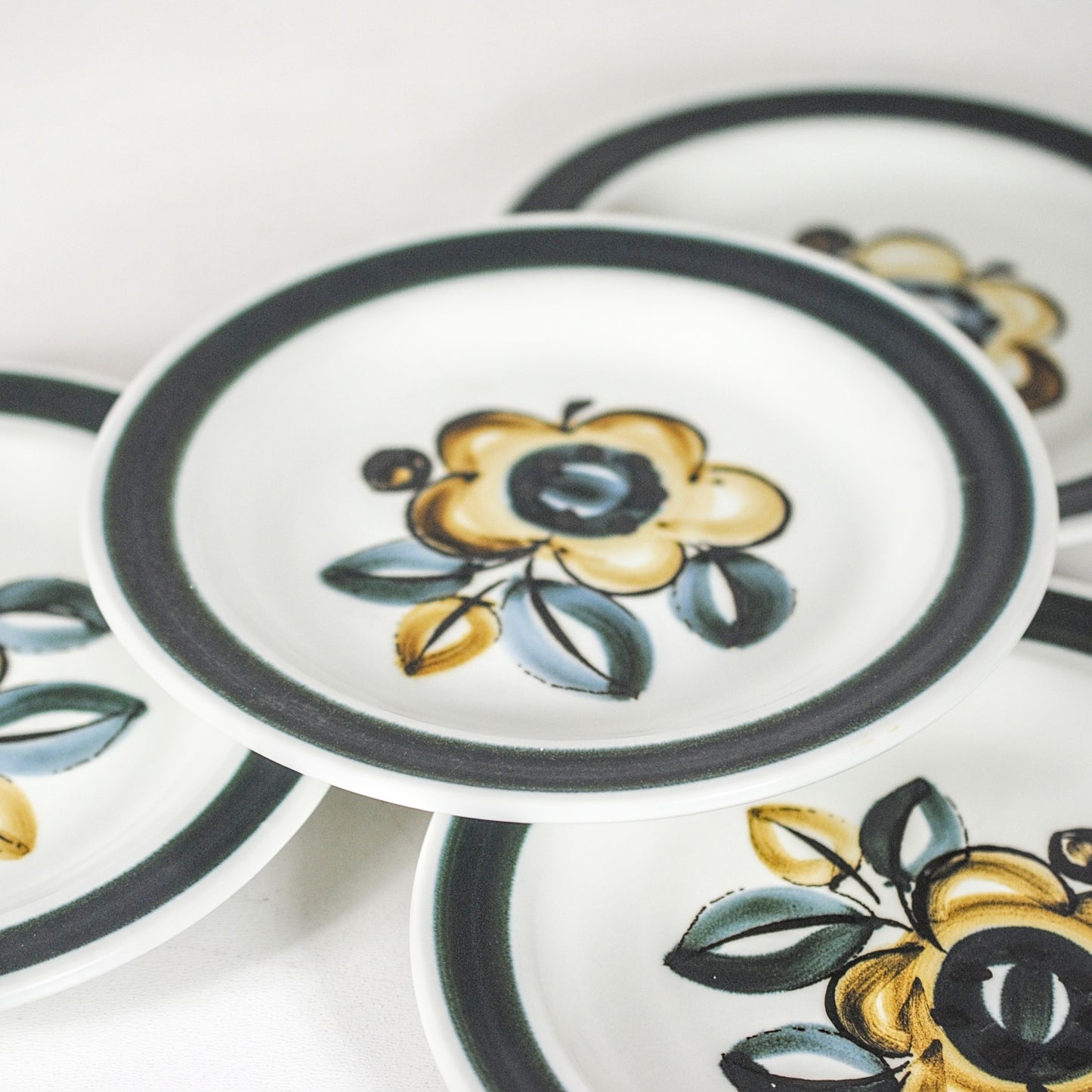 Vintage ontbijtborden -  Stavanger Flint