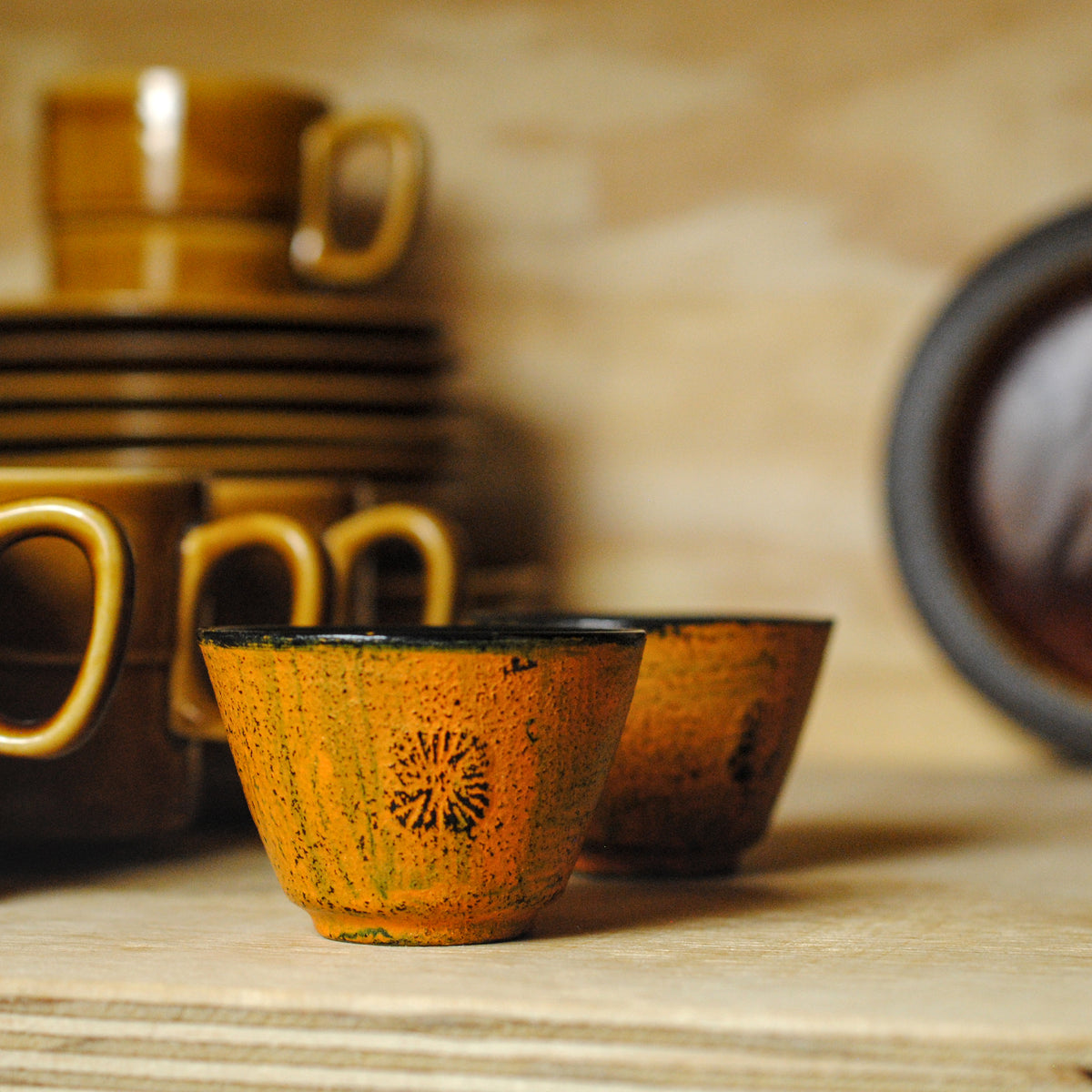 Vintage minischaaltjes - Set van 2