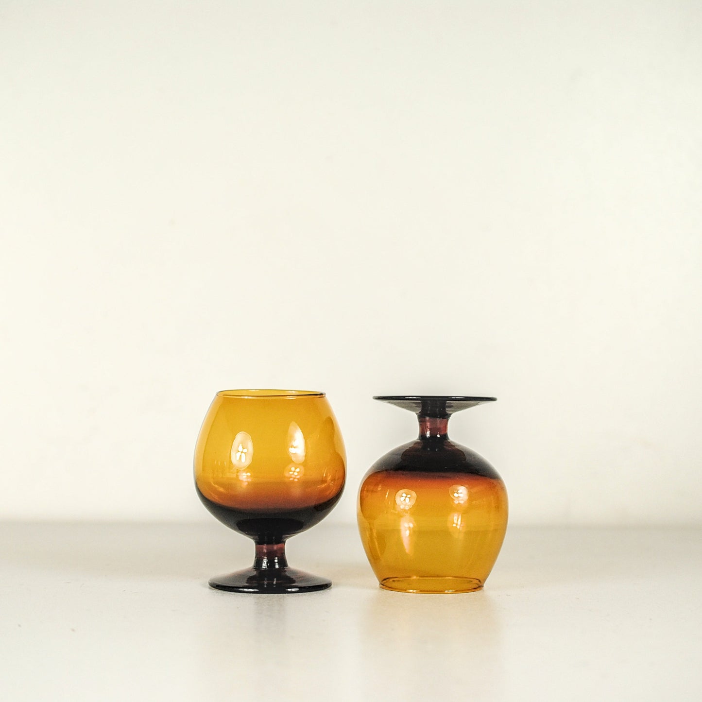 Vintage cognacglazen