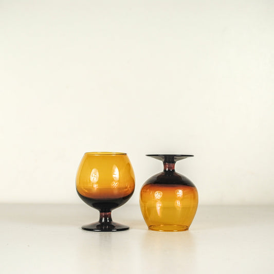 Vintage cognacglazen