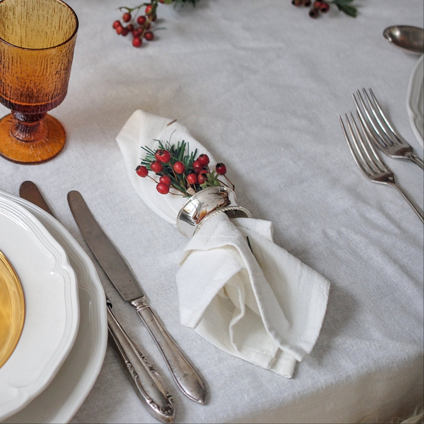 Kersttafel Amber