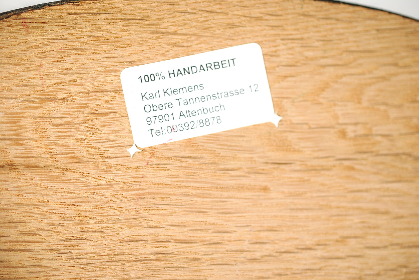 Handgemaakt houten wintertafereel