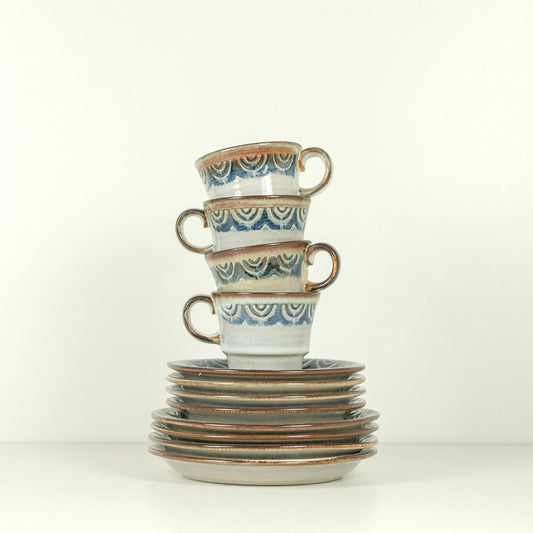 Vintage kop&schotel set - Søholm