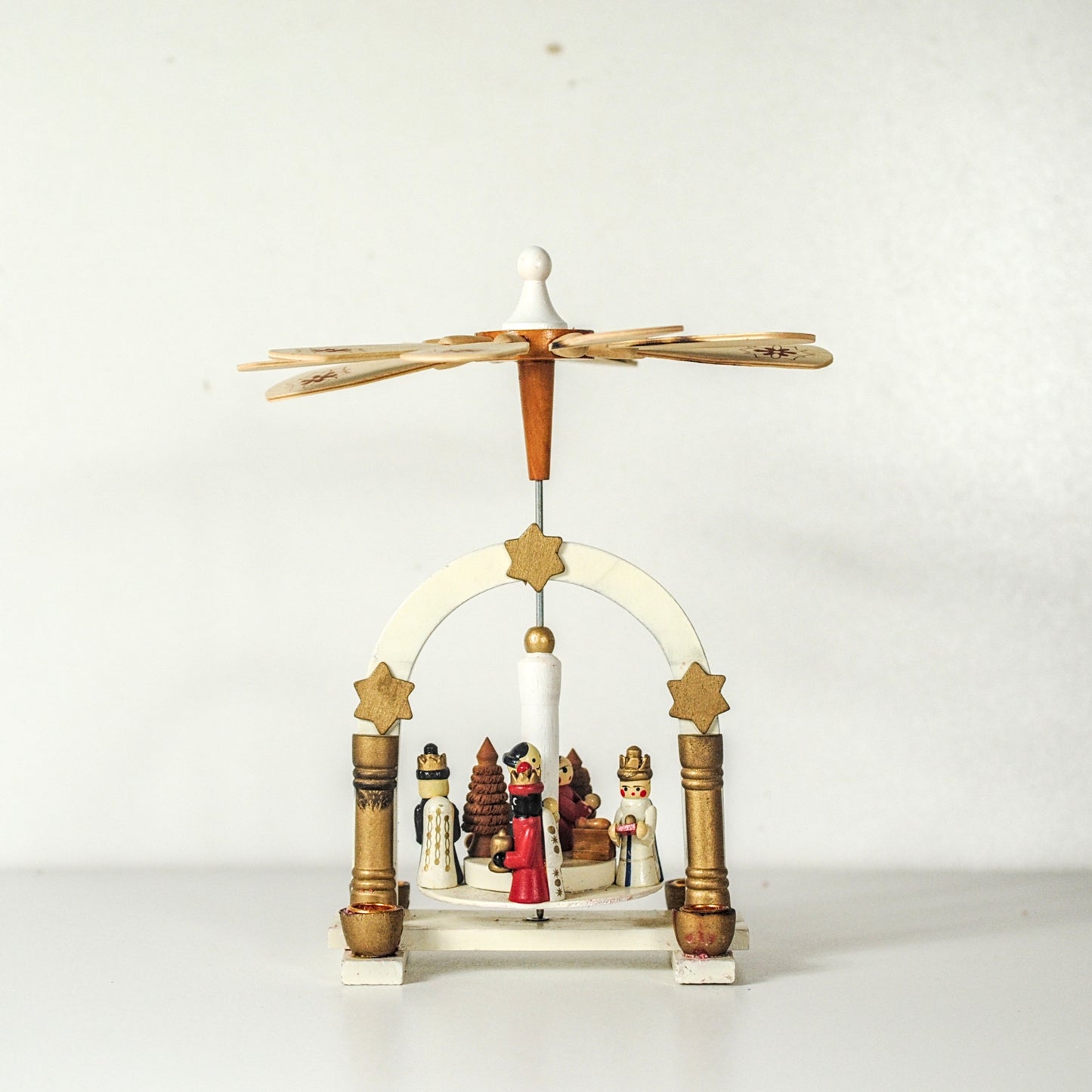Vintage Duitse kerstcarrousel
